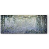  Slika - Claude Monet – The Water Lilies – Clear Morning with Willows 100x40 Standard | shoptok.hr