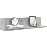 vidaXL Stenske police 2 kosa betonsko siva 75x16,5x16,5 cm inž. les | Shoptok.si