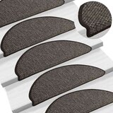 vidaXL Samolepilne preproge za stopnice sisal 30kos 65x21x4cm antracit | Shoptok.si