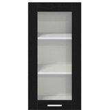 Viseći ormarić s pohranom 2 pcs Crni hrast 40 x 31 x 80 cm | Eponuda.com