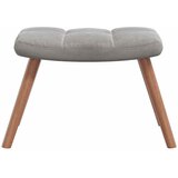  Stolica za ljuljanje s osloncem za noge svjetlosiva baršunasta | shoptok.hr