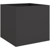 Furnova Cvetlično korito črno 42x40x39 cm jeklo, (21921622) | Shoptok.si