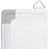  Magnetna bijela ploča sklopiva 100 x 80 x 1,7 cm aluminijska | shoptok.hr