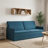 SOFA za 3 osobe Plava 190 x 81 x 82 cm Baršun | shoptok.hr