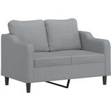 vidaXL 3-dijelni set sofa s jastucima svjetlosivi od tkanine | shoptok.hr