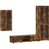  Set TV komoda FLORIN 3 pcs Dimljeni hrast Konstruirano drvo | shoptok.hr