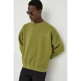 American Vintage Pulover moška, zelena barva