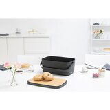 Brabantia Škatla za kruh Nic - Dark Grey | Shoptok.si