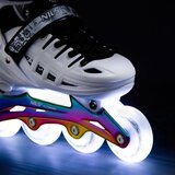 Nils Extreme 4 u 1 role i klizaljke s LED svjetlima bijele veličina L 39–42 | shoptok.hr