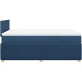  Krevet s oprugama i madracem plavi 120 x 200 cm od tkanine | shoptok.hr