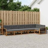 Set vanjskih sofa 6 pcs Prirodna i antracit | shoptok.hr