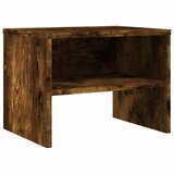 Maison Chic Nočna omarica - Nočna miza dimljeni hrast 40x30x30 cm inženirski les, (21687066) | Shoptok.si