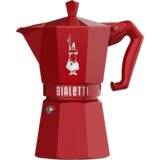 Bialetti Exclusive Moka Express - rdeča - 6 skodelic | Shoptok.si
