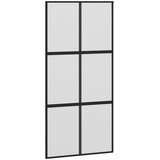  Klizna vrata s priborom 102,5x205 cm kaljeno staklo i aluminij | shoptok.hr
