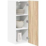 vidaXL viseći ormarić zidne riga sonoma hrast i bijela 30 x 31 x 80 cm | shoptok.hr
