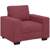  3-dijelni set sofa s jastucima, tkanina boje vina | shoptok.hr