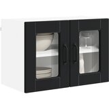  Zidni stakleni ormarić Crna 60 x 31 x 40 cm Konstruirano drvo | shoptok.hr