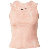 Nike Sportski top roza / prljavo roza / crna