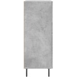  Komoda siva boja betona 69,5x34x90 cm od konstruiranog drva | shoptok.hr