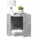 vidaXL Kutija z mačji pijesak boja betona 42x42x51cm konstruirano drvo | shoptok.hr