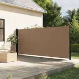  Uvlačiva bočna tenda smeđesiva 160 x 600 cm | shoptok.hr