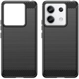 Techsuit Carbon Silicone maska za Xiaomi Redmi Note 13 Pro 5G / Poco X6 – crna | shoptok.hr