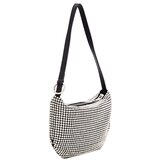 faina Torba za čez ramo črna / srebrna | Shoptok.si