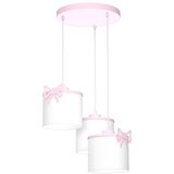 Dečiji luster na sajli SWEET 3xE27/15W/230V bela/ružičasta/leptir | Eponuda.com