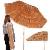 Suncobran za plažu 160 cm nijanse smeđe | shoptok.hr