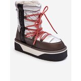 Kesi Women's snow boots with thick soles, Vegan D.Franklin Silver | shoptok.hr