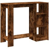  Barski stol s policom boja hrasta 124x46x103,5 cm drveni | shoptok.hr