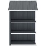  Vrtna kućica sa stalkom antracit 205 x 130 x 183 cm željezna | shoptok.hr