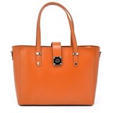 Vera Pelle Ročne torbice VP1021 Oranžna Cene