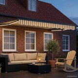 Ručna zlačivna tenda s LED diodama 3,5 x 2,5 m | shoptok.hr