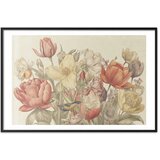  Plakat Flower Bouquet on a Cream Background 90x60 Crni okvir s margom | shoptok.hr