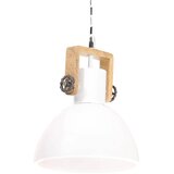  Industrijska viseća svjetiljka 25 W bijela okrugla 30 cm E27 | shoptok.hr