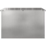 vidaXL Zunanja shranjevalna škatla srebrna 80 x 50.5 x 50 cm | Shoptok.si