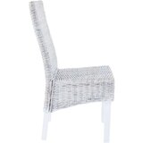 vidaXL Blagovaonske stolice 2 kom od kubu ratana i drva manga smeđe | shoptok.hr