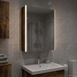  Kopalniška ogledalna omara Dimljeni oreh 73.5 x 15.5 x 70 cm, (5000233187) | Shoptok.si