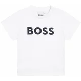 Boss Majica kratkih rukava za bebe boja: bijela, s tiskom