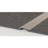 LOGOCLIC Prehodni profil (legirano jeklo, mat, 2,7 m x 40 mm, vrsta montaže: vijaki, s sredinsko luknjo) | Shoptok.si