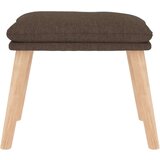  Stol za sproščanje s stolčkom taupe blago, (20821699) | Shoptok.si