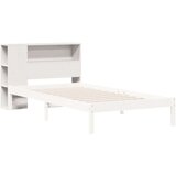 vidaXL Uzglavlje sa spremištem bijeli 90 cm od masive borovine | shoptok.hr