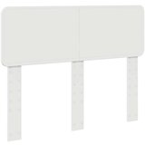 vidaXL Vzglavje z vzglavjem Bela 135 cm Konstruiran les, (5000110111) | Shoptok.si
