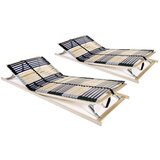 vidaXL Letveno posteljno dno 2 kosa s 24 letvicami 7 con 80x200 cm Cene