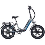 JOBOBIKE Električno kolo z debelimi pnevmatikami Romer, 48V 250W Bafang motor, za vse terene, modro in sivo, (5000009006) Cene