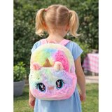  Dječji ruksak Plišani Jednorog Duginih boja 20cm 3L | shoptok.hr