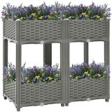  Povišena gredica 80x40x71 cm od polipropilena | shoptok.hr