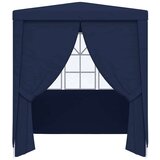 vidaXL profesionalen vrtni šotor s stranicami 2x2 m moder 90 g/m² | Shoptok.si