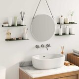  Lebdeća polica 4 pcs Maslinasto zelena 40 x 8,5 x 2,5 cm Čelik | shoptok.hr